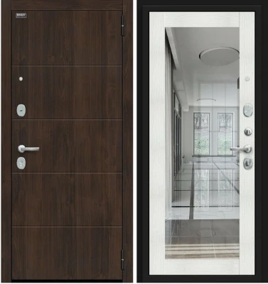 Дверь Браво Флэт Kale Almon/Bianco Veralinga