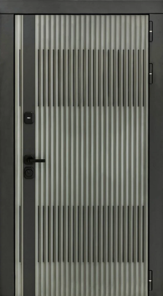 Входная дверь ДвериПРО Elfy Экошпон СБ-3 (16мм, капучино) DPRO198319 внешняя сторона