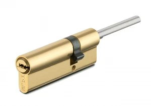 Цилиндровый механизм под вертушку (дл.шток) 164 SX/76 (40+10+26) mm латунь 5 кл.