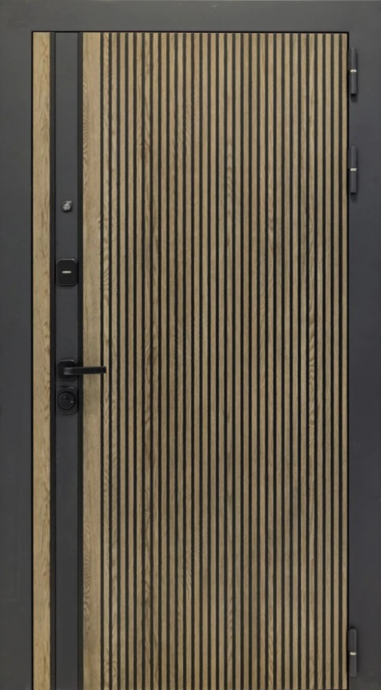 Входная дверь ДвериПРО Rosna ФЛ-291 (Line, 10мм, белый софт) DPRO197970 внешняя сторона