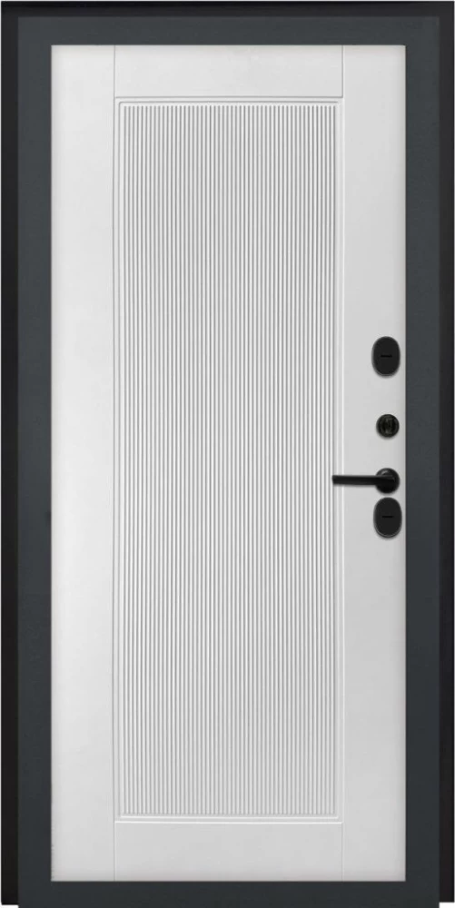 Входная дверь ДвериПРО L-43 ПВХ 10мм Астрод Velutto Bianco DPRO195683 внутренняя сторона