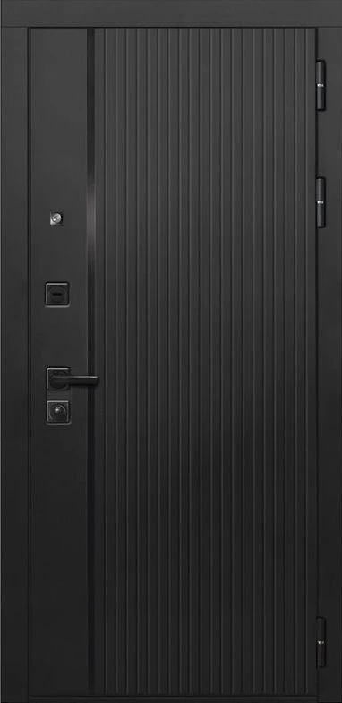 Входная дверь ДвериПРО L-45 ФЛ-259 (10мм, дуб с пилением) DPRO204339 внешняя сторона