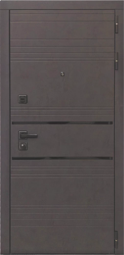 Входная дверь ДвериПРО L-43 ФЛ-700 (10мм, ясень белый) DPRO196542 внешняя сторона