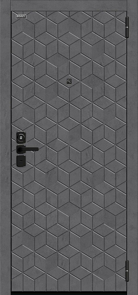 Входная дверь Кьюб Slate Art/Slate Art BR4481 внешняя сторона