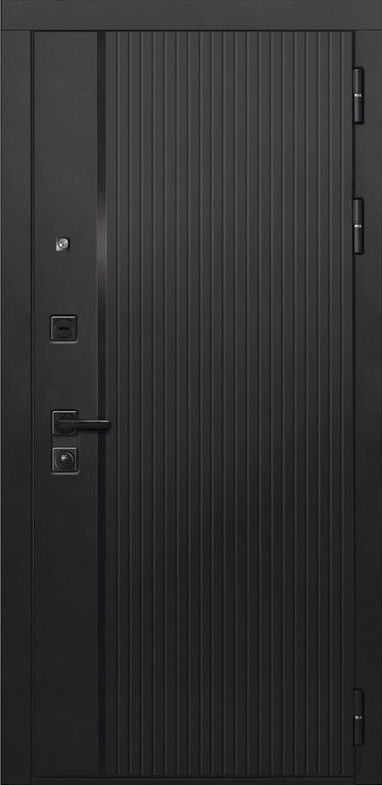 Входная дверь ДвериПРО L-45 ФЛЗ-603 Бетон снежный DPRO198270 внешняя сторона